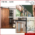 full set wood door sliding barn door hardware